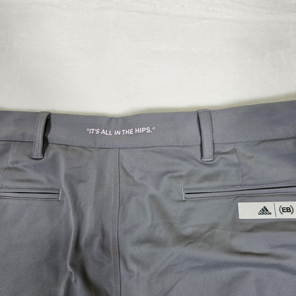 Extra Butter Adidas Happy Gilmore Gray‎ Golf PantS 2XL 25th Anniversary Warpknit - Picture 7 of 10